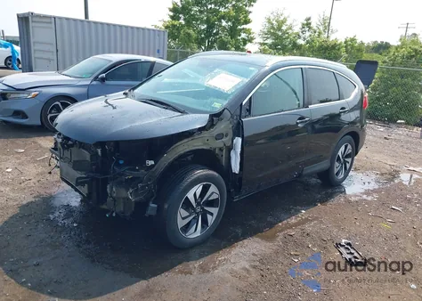 2016 Honda Cr-V Touring из США, поврежденный, VIN 5J6RM4H91GL136212